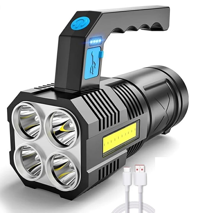 MOCNA-LATARKA-WIELOFUNKCYJNA-5-x-LED-T6-WOJSKOWA SK-LED 5