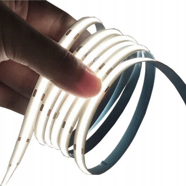 Taśma LED COB 5M 12V Neon Bezpunktowa Biała Zimna