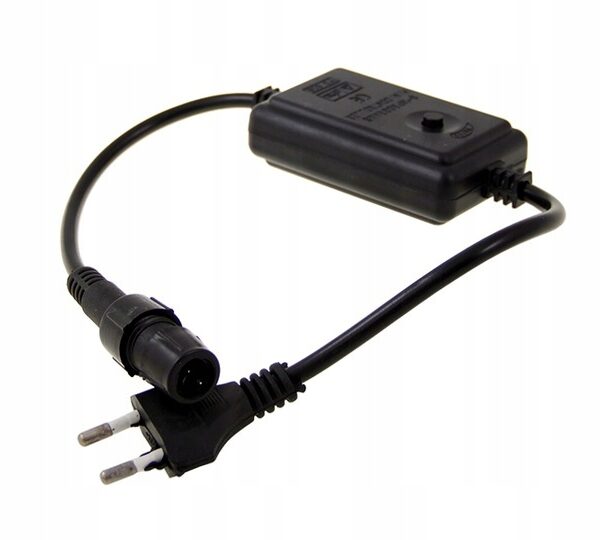 Zasilacz do węża świetlnego LED 3 żyły, 8 funkcji