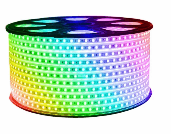 Taśma LED RGB 5050 230V kolorowa taśma LED 12W IP68