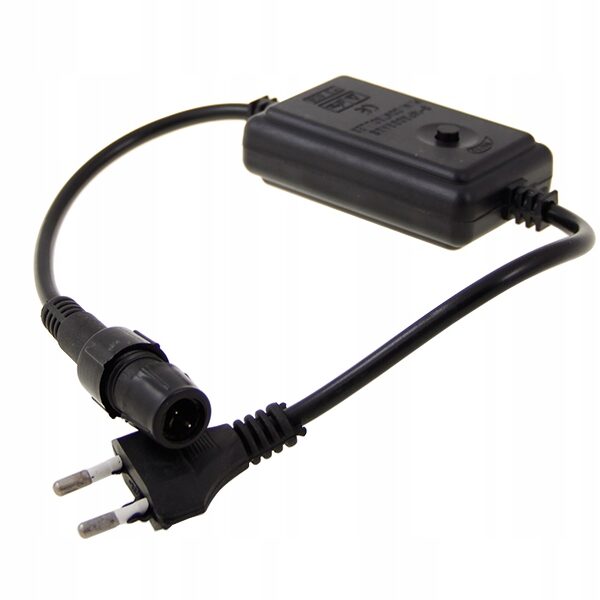 Zasilacz do węża świetlnego LED 2-żyłowy 8 funkcji