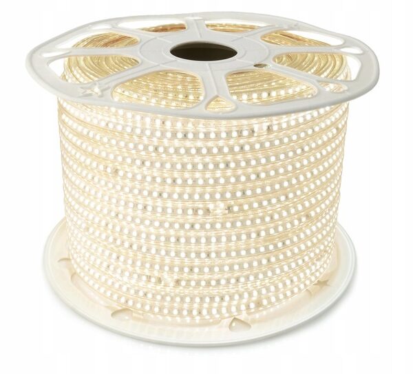 Taśma LED 230V 2835 120 LED IP68 barwa neutralna / ciepła