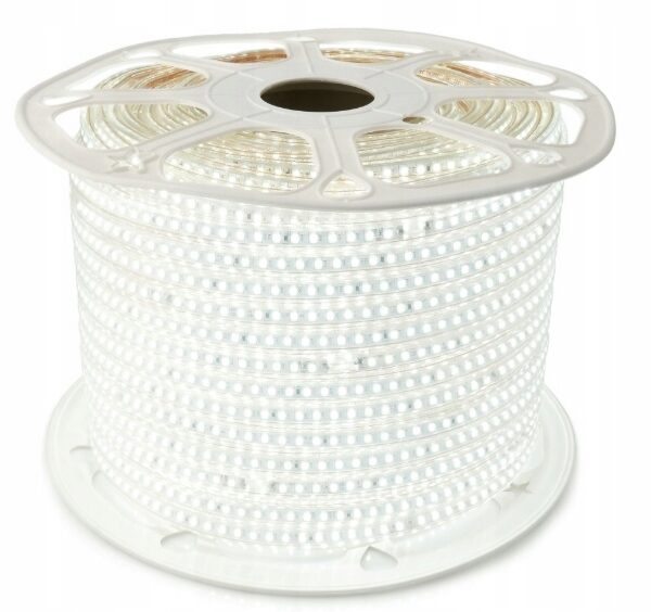 Taśma LED 230V 5630 72 LED IP68 zimny biały moc 12W/m