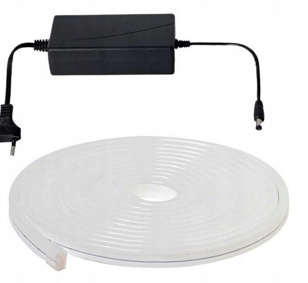 NEON LED FLEX 12V 50W Fioletowy 5M + Zasilacz IP65