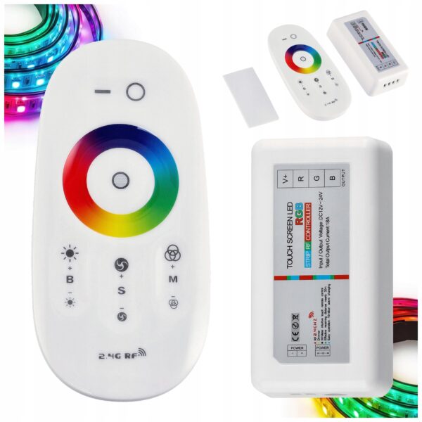 Sterownik do neon LED RGB 12-24V z pilotem RF
