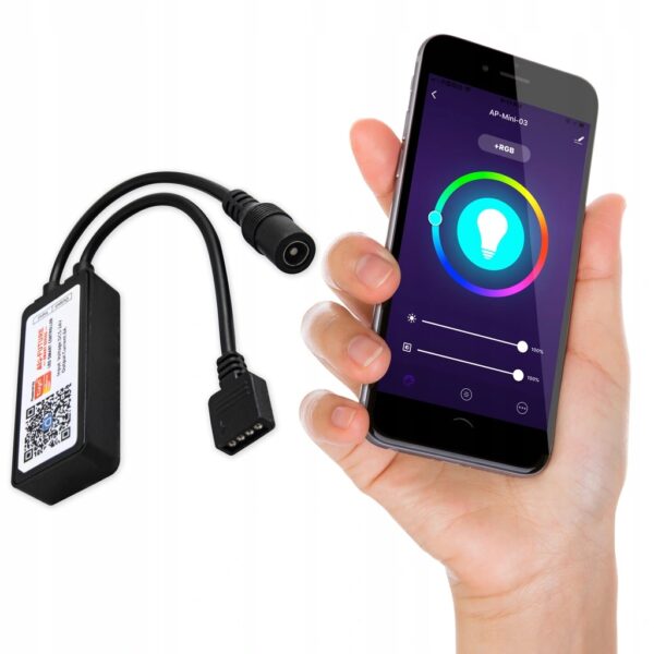 Sterownik RGB do neon LED flex WiFi Tuya 5–24V 6A