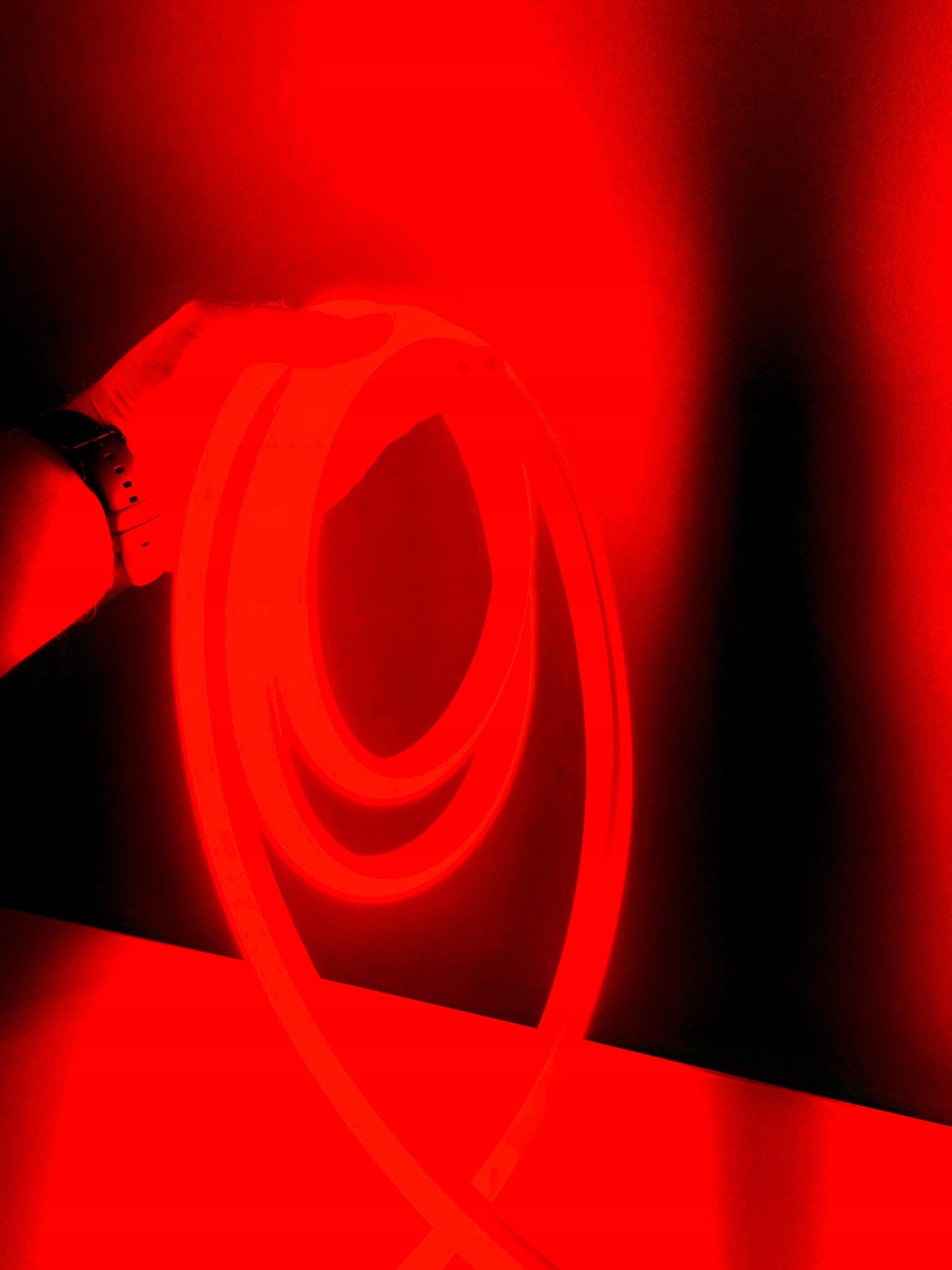 Neon LED Czerwony 180° Flex 2835 Taśma LED 230V 10W/m - obrazek 4