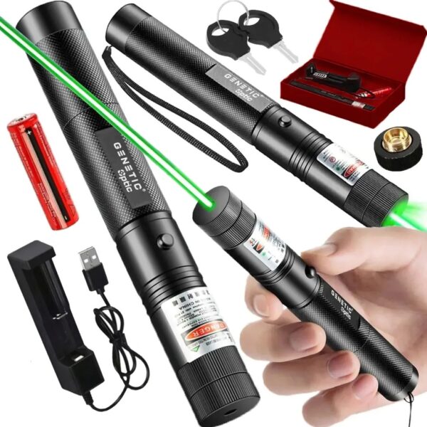 Laser wskaźnik laserowy zielony mocny akumulator ładowarka