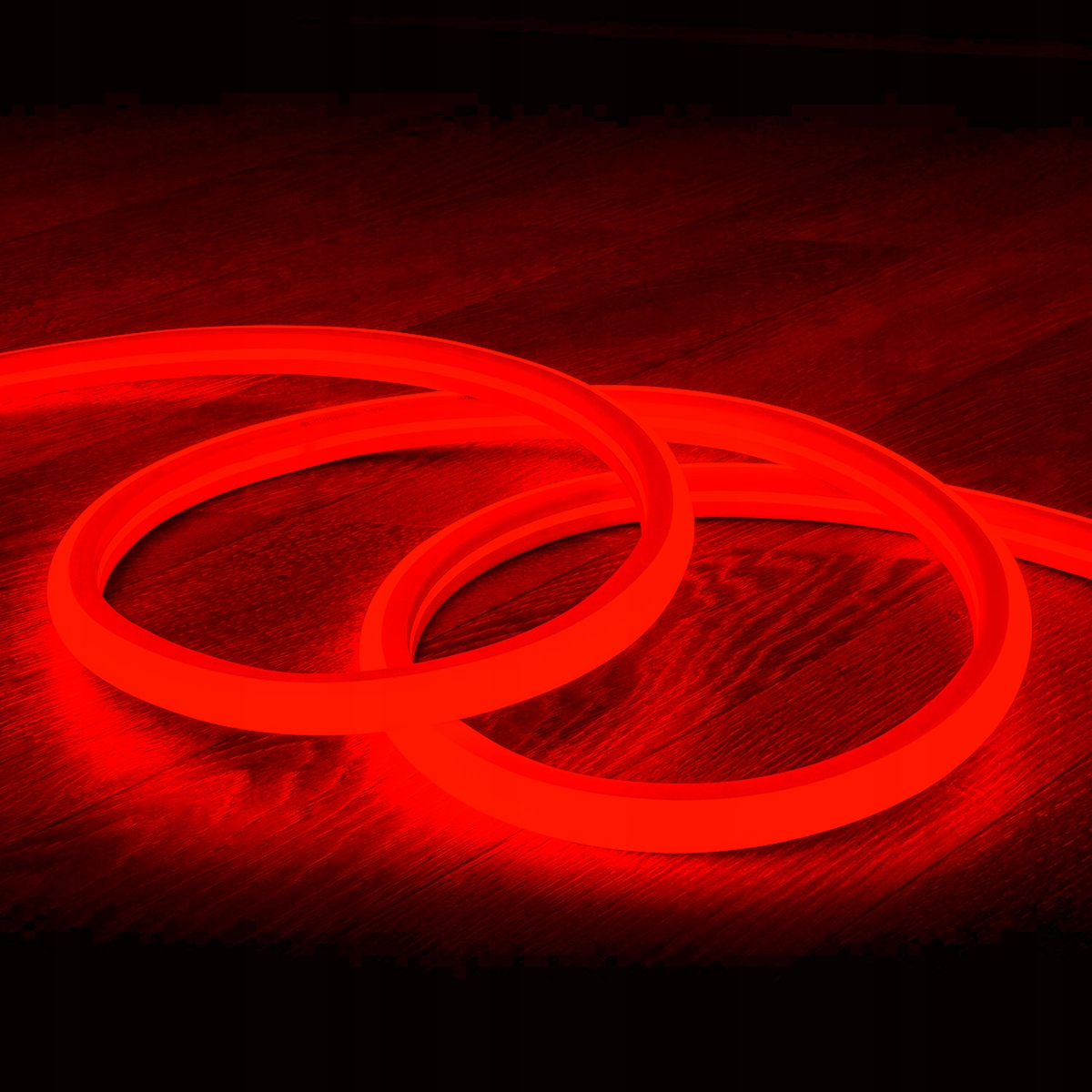Neon LED Czerwony 180° Flex 2835 Taśma LED 230V 10W/m - obrazek 2