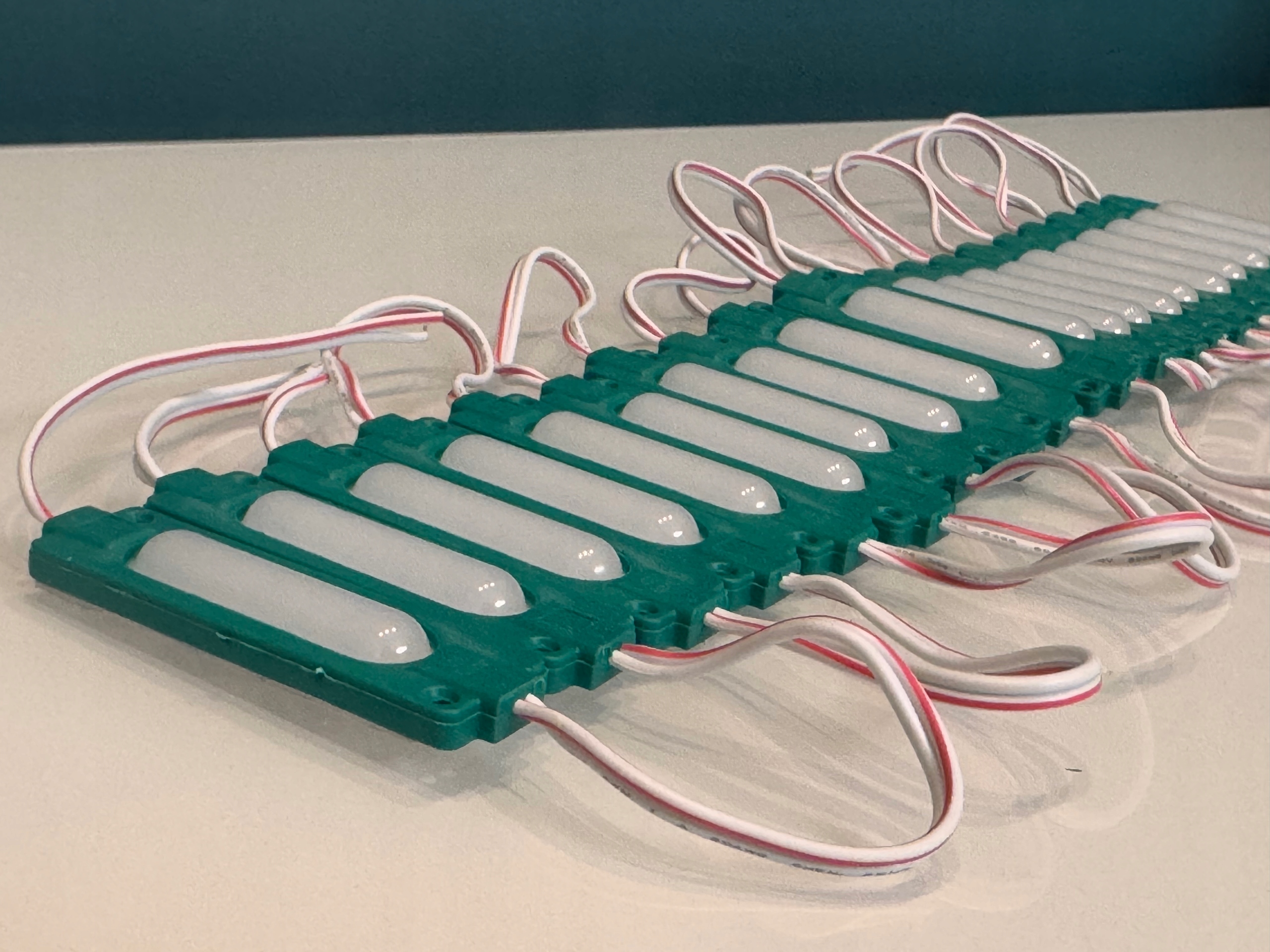 Moduł LED COB 12V IP67 wodoodporny zielony 2,5W - obrazek 7