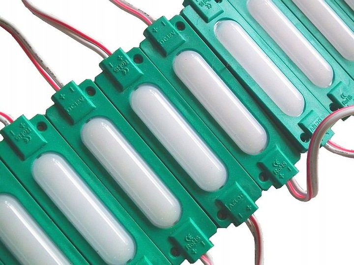 Moduł LED COB 12V IP67 wodoodporny zielony 2,5W - obrazek 5