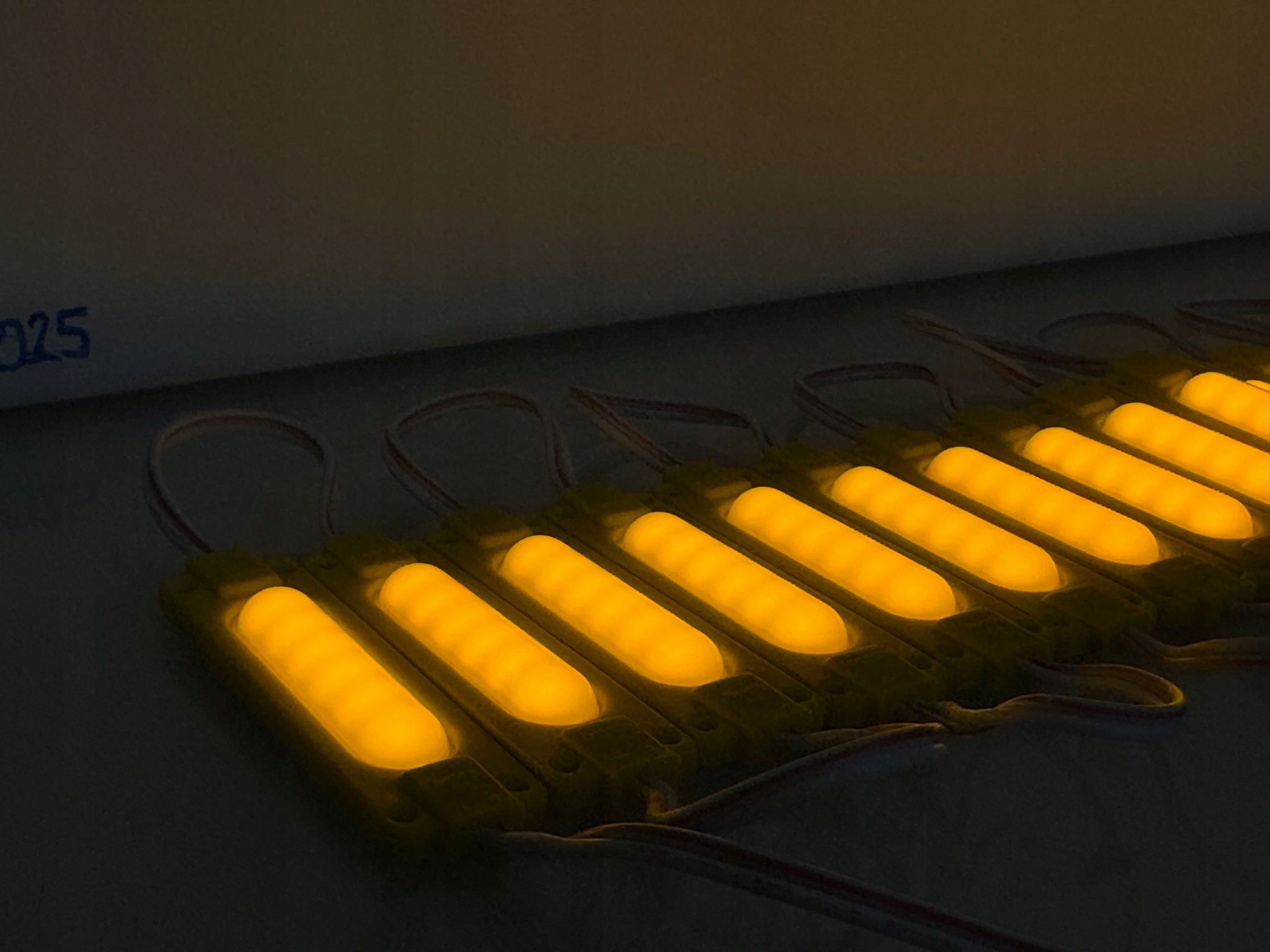 Moduł LED COB 12V IP67 wodoodporny żółty 2,5W - obrazek 4