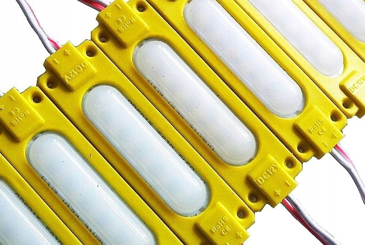 Moduł LED COB 12V IP67 wodoodporny żółty 2,5W - obrazek 5