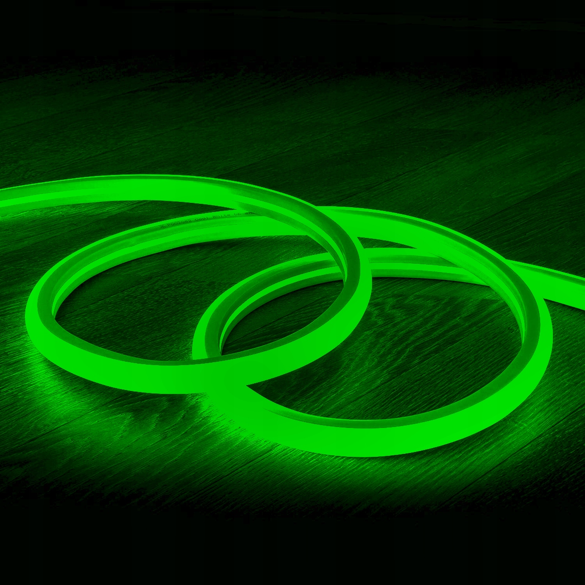 Neon LED Zielony 180° Flex 2835 230V Cięty co 20 cm - obrazek 2