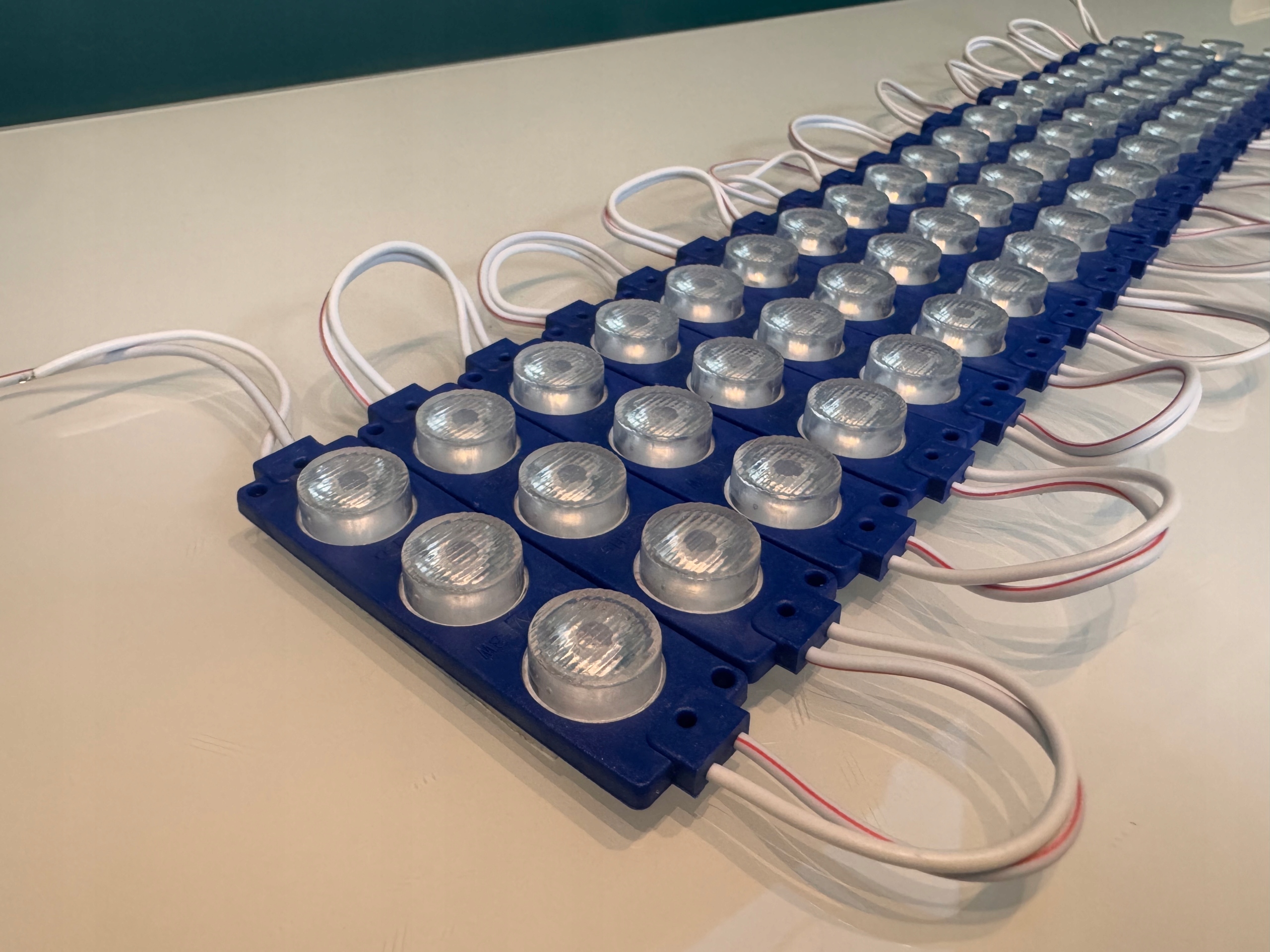 Moduł LED SMD 12V IP67 punktowy niebieski 3W - obrazek 6