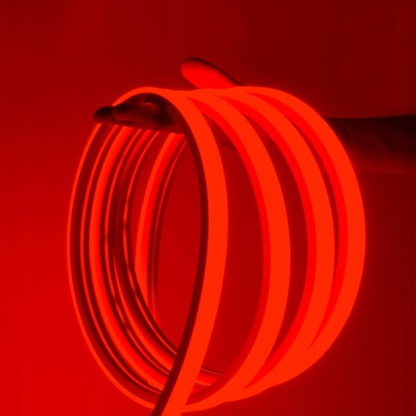 Neon LED Czerwony 180° Flex 2835 Taśma LED 230V 10W/m