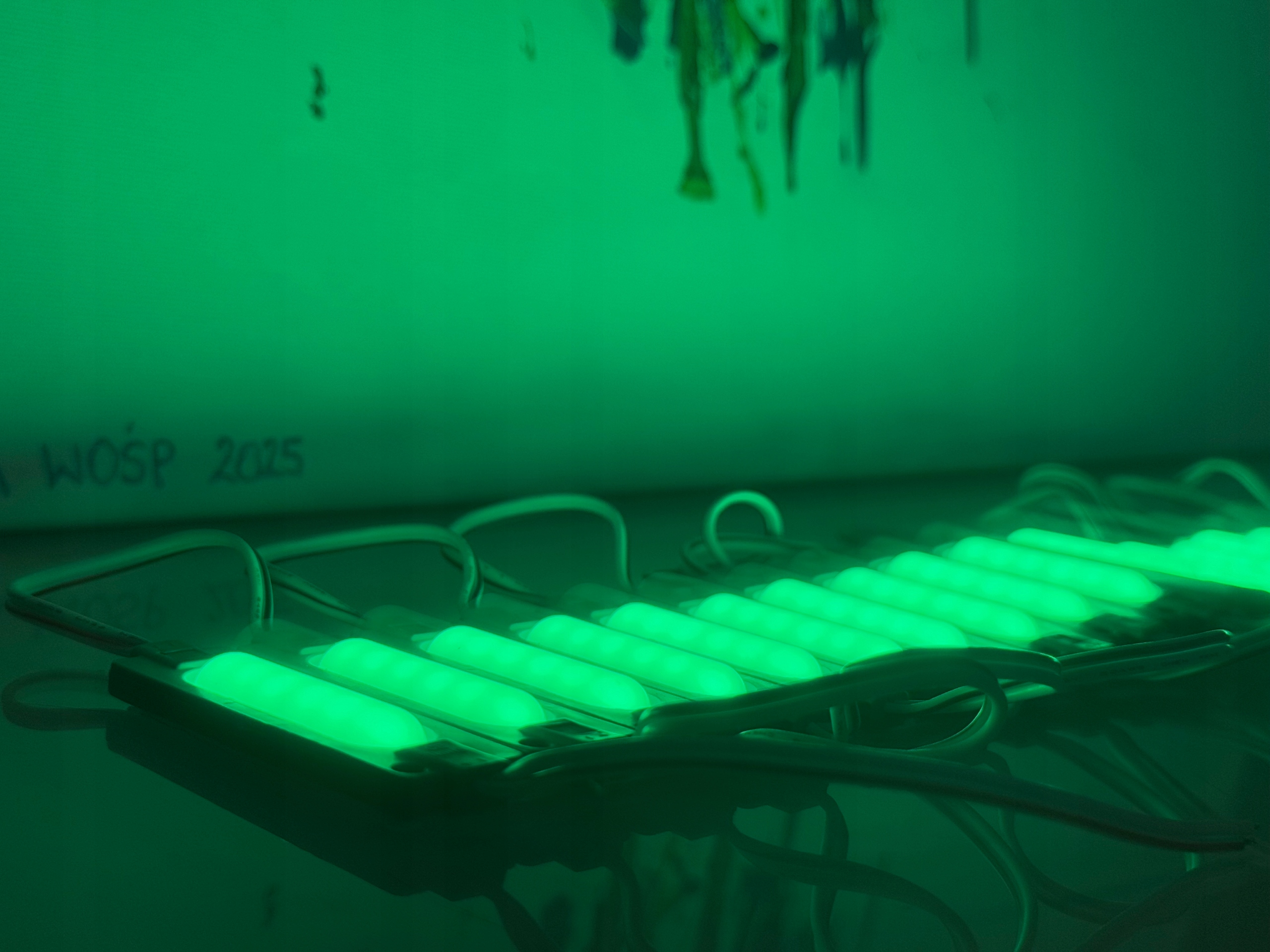 Moduł LED COB 12V IP67 wodoodporny zielony 2,5W - obrazek 4