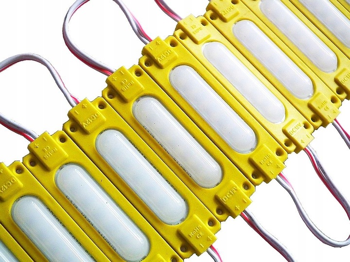 Moduł LED COB 12V IP67 wodoodporny żółty 2,5W - obrazek 7