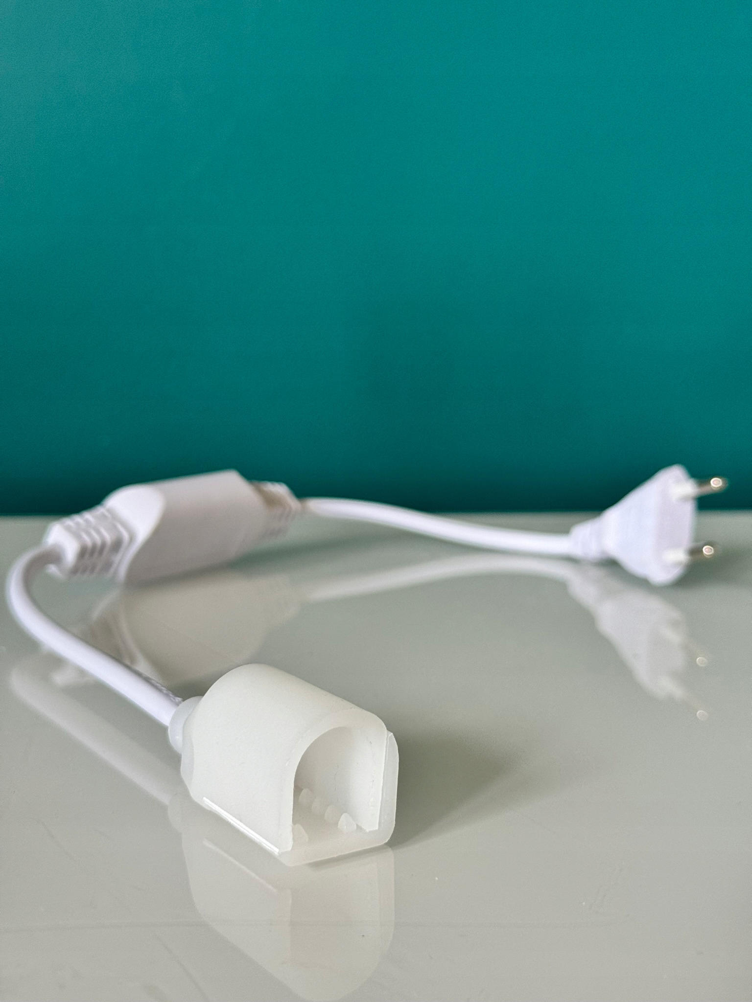 Neon LED Zielony 180° Flex 2835 230V Cięty co 20 cm - obrazek 9