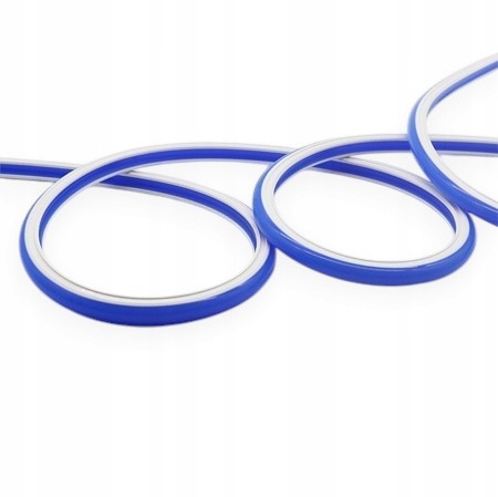 Neon Frez 8mm Niebieski osłona silikonowa LED - obrazek 2