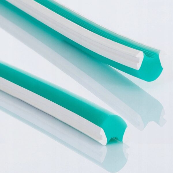 Neon Frez 8mm Zielony Miętowy osłona silikonowa LED