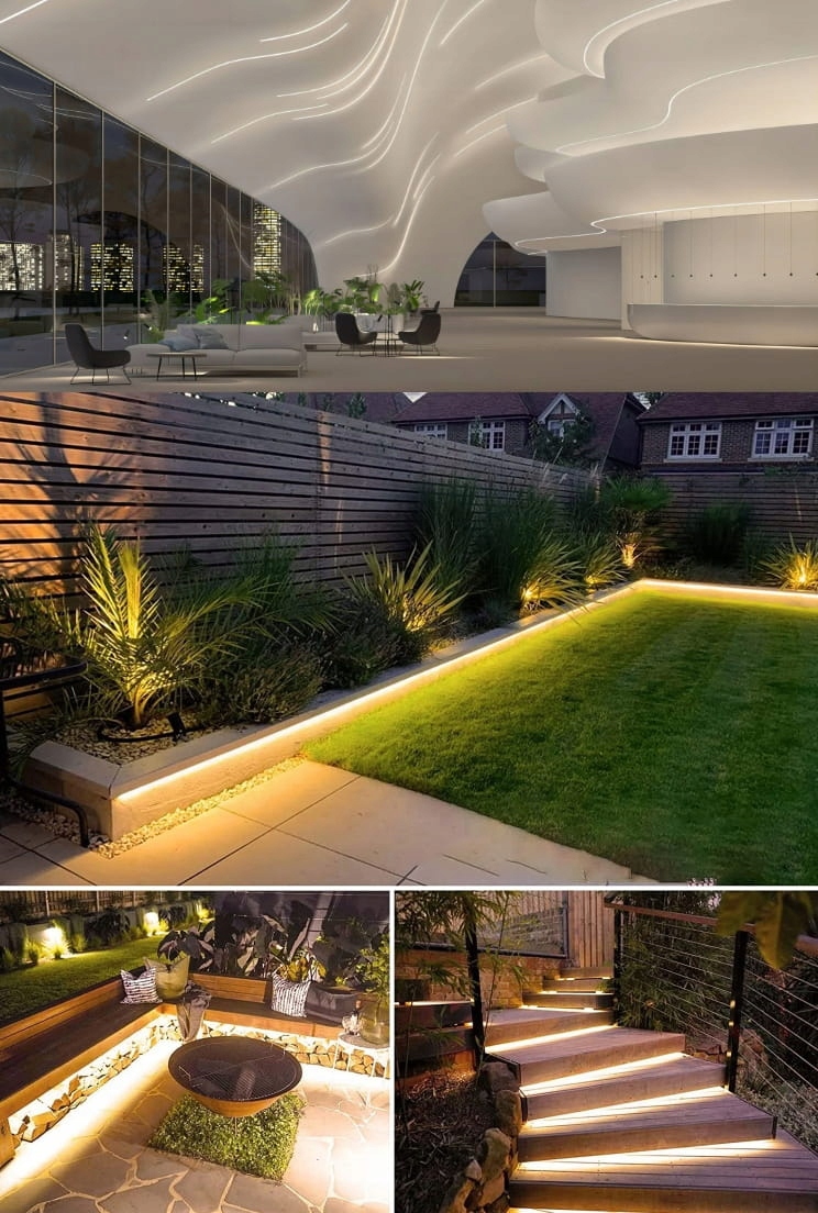 Taśma LED 24V COB zimna IP67 cięcie co 5 cm wodoodporna - obrazek 12