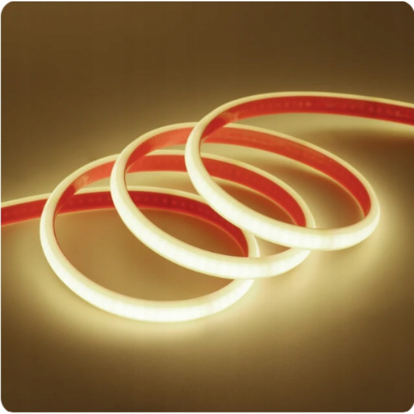 Taśma LED 24V COB zimna IP67 cięcie co 5 cm wodoodporna - obrazek 6