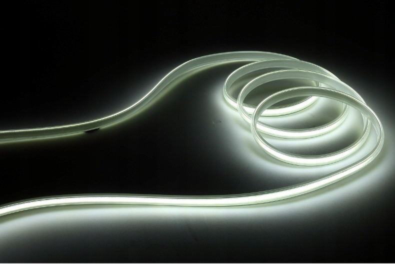 Taśma LED 24V COB zimna IP67 cięcie co 5 cm wodoodporna - obrazek 3