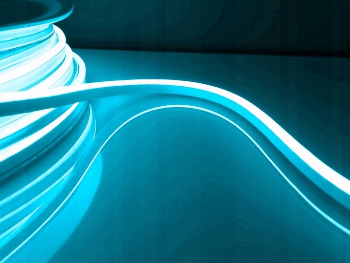 Neon LED Flex 12V Ice Blue cięta co 2,5 cm - obrazek 3