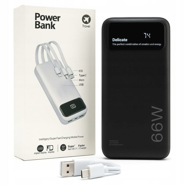 Powerbank 10000mAh 6w1 LED PD 22.5W