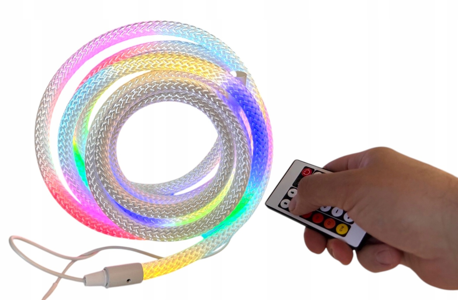 Sznur LED RGB 360° Tuba Digital 5m USB 5V IP65 - obrazek 7