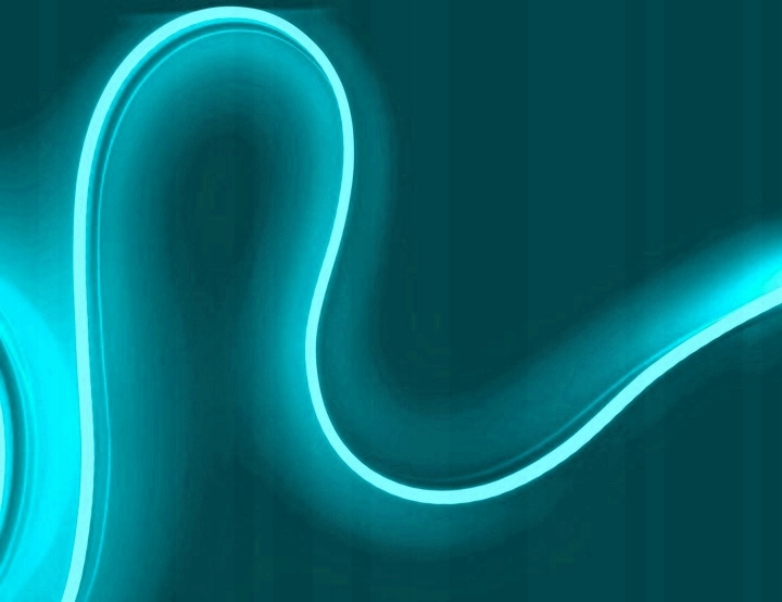 Neon LED Flex 12V Ice Blue cięta co 2,5 cm - obrazek 11