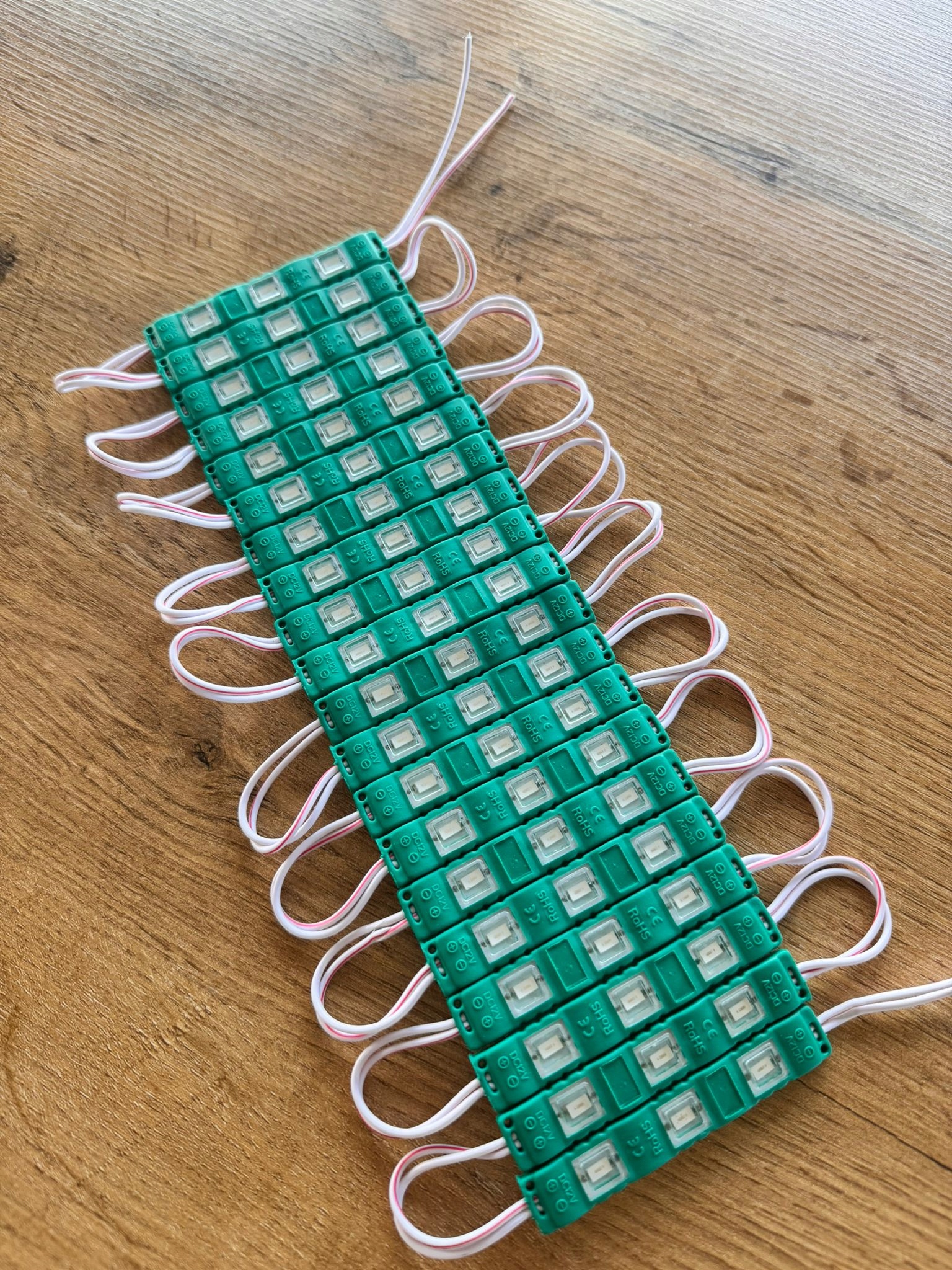 Moduł LED SMD 12V Punktowy Zielony 0,5W IP67 Wodoodporny - obrazek 5