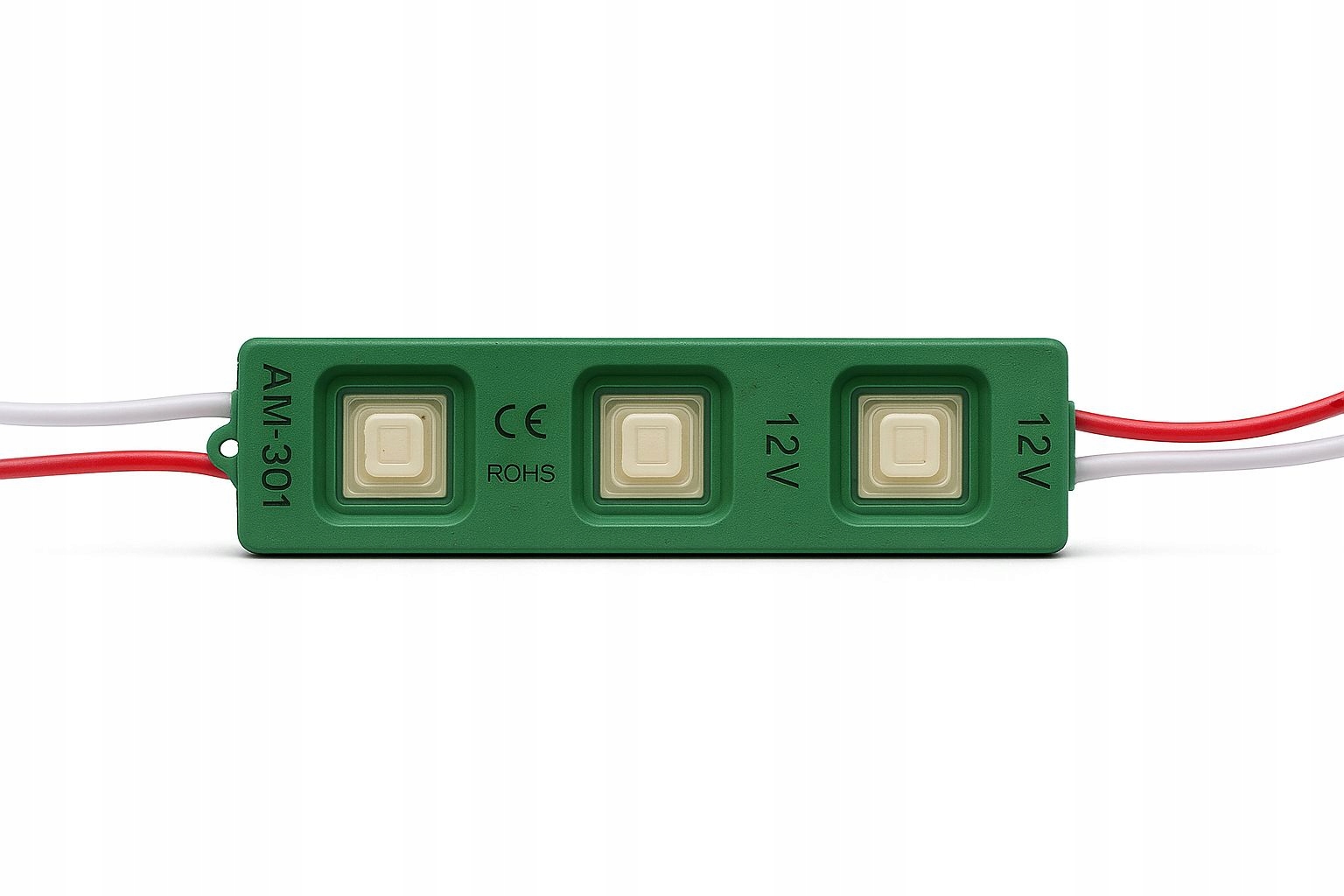 Moduł LED SMD 12V Punktowy Zielony 0,5W IP67 Wodoodporny