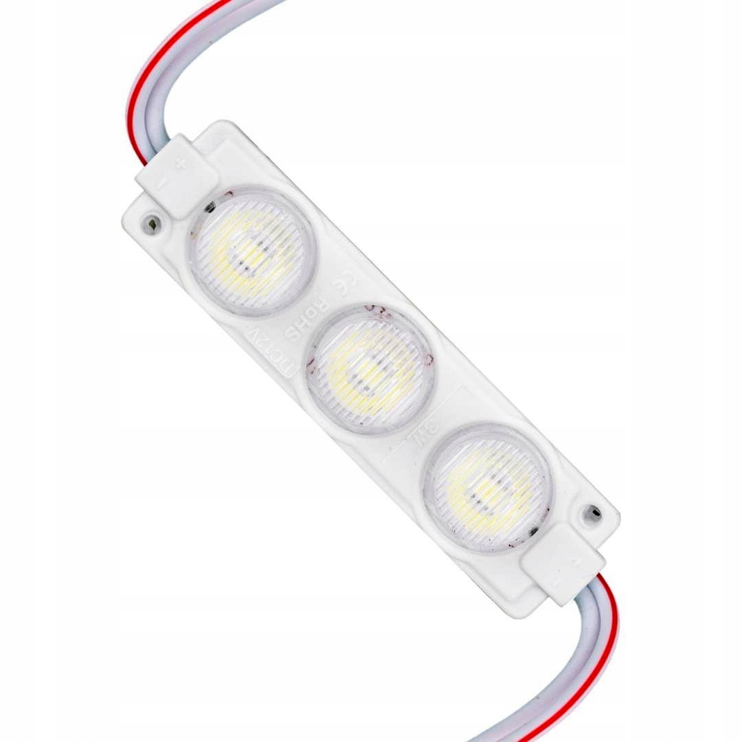 Moduł LED SMD 12V Punktowy IP65 3W Ciepły