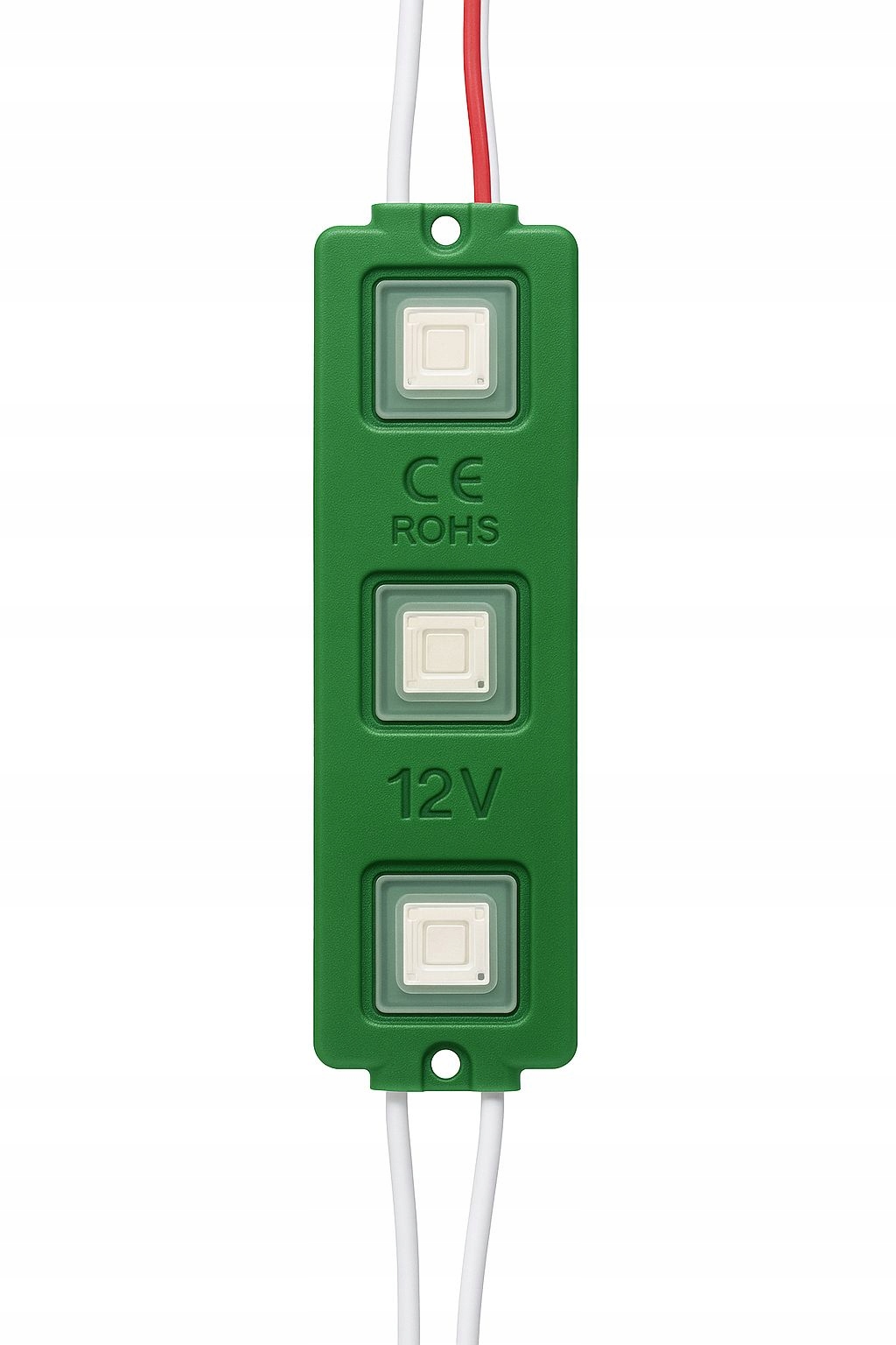 Moduł LED SMD 12V Punktowy Zielony 0,5W IP67 Wodoodporny - obrazek 3