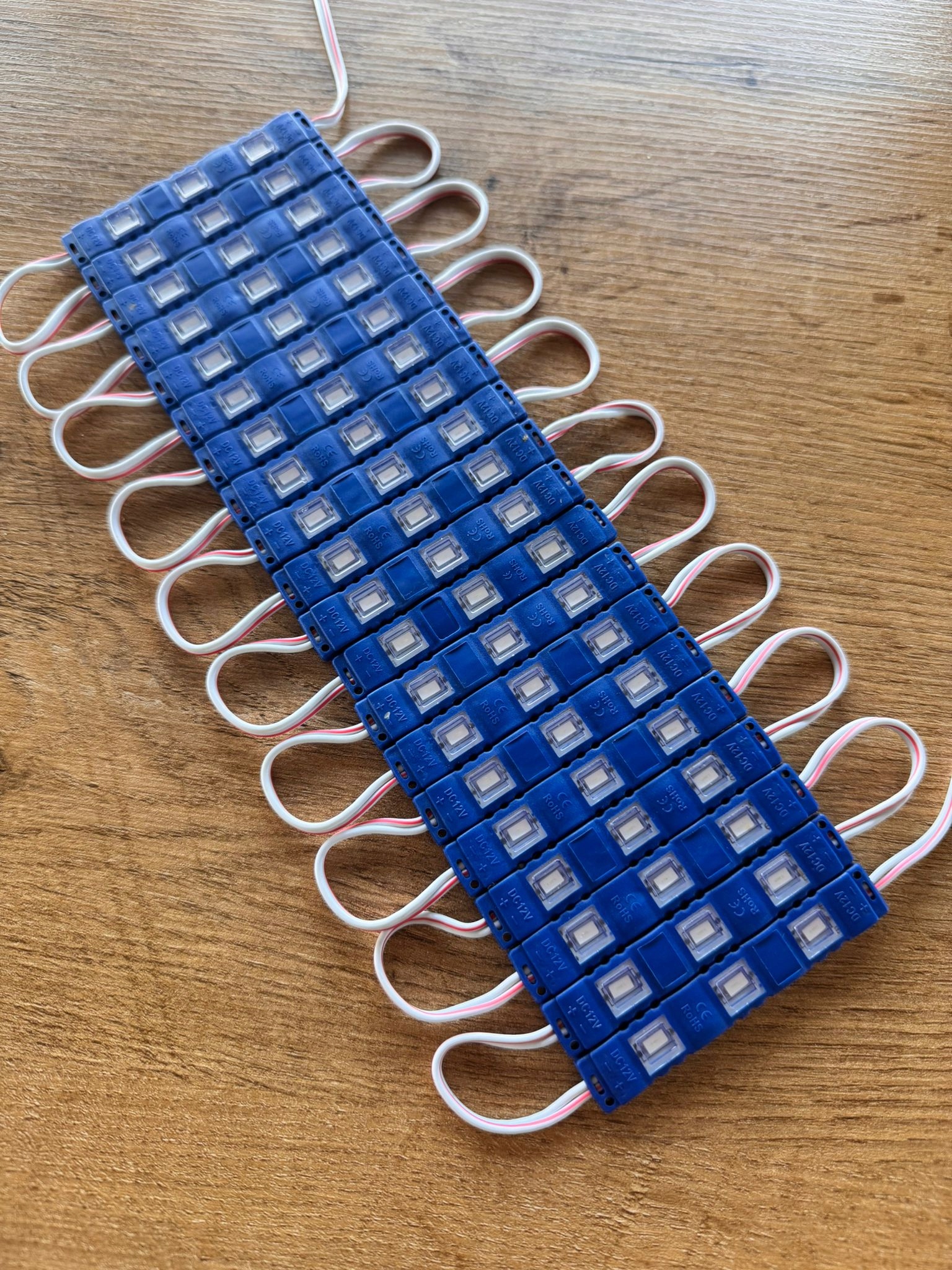 Moduł LED SMD 12V Niebieski Punktowy 0,5W IP67 - obrazek 4