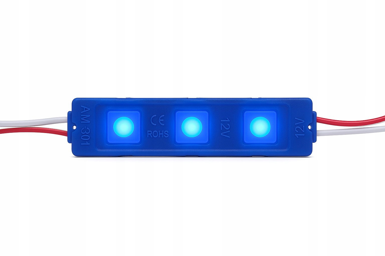 Moduł LED SMD 12V Niebieski Punktowy 0,5W IP67 - obrazek 2