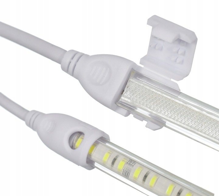 Taśma LED Żółta 2835 230V 10W IP67 Złota Cięta Co 10cm - obrazek 9