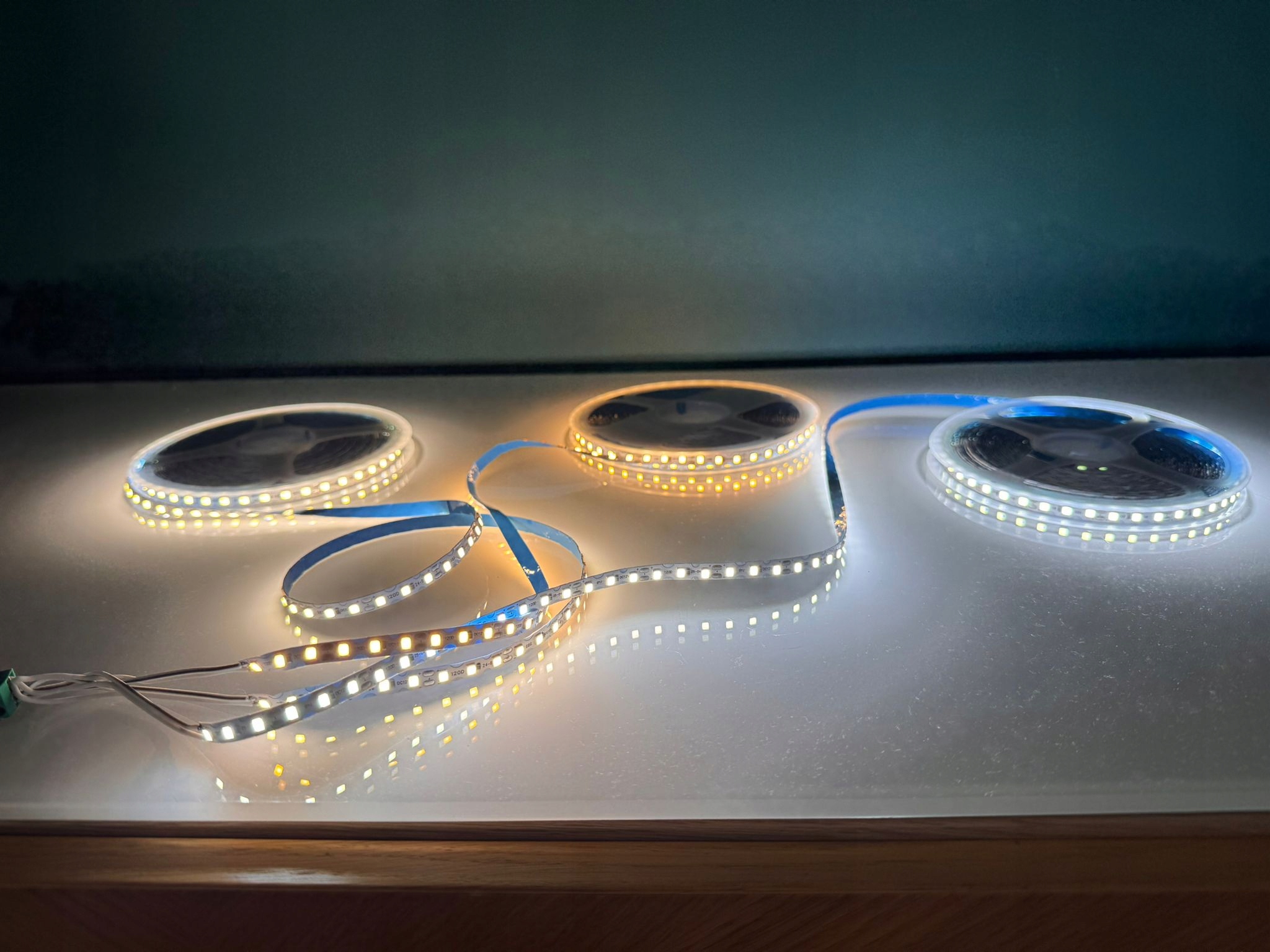 Taśma LED 12V 2835 S-Shape 10m Biała Neutralna 4000K - obrazek 4