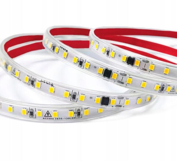 Taśma LED 2835 24V IP68 Neutralna 4000K cięta co 5 cm