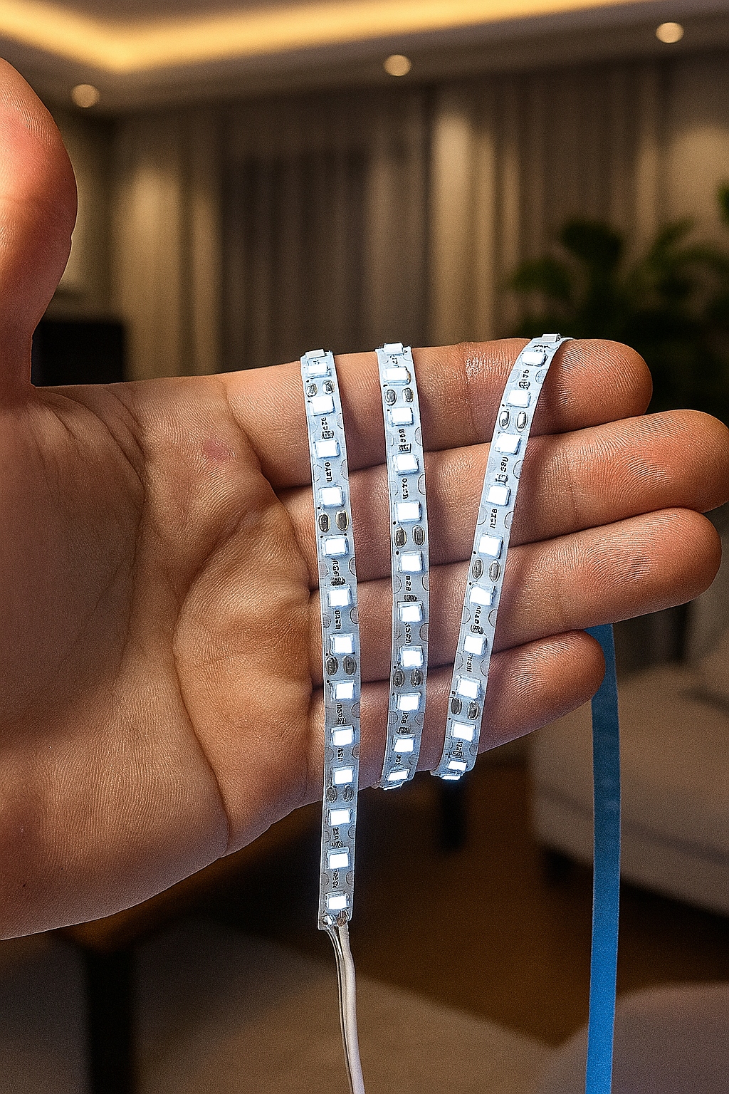 Taśma LED 12V 2835 S-Shape 10m Czerwona – elastyczna 8W/m - obrazek 15