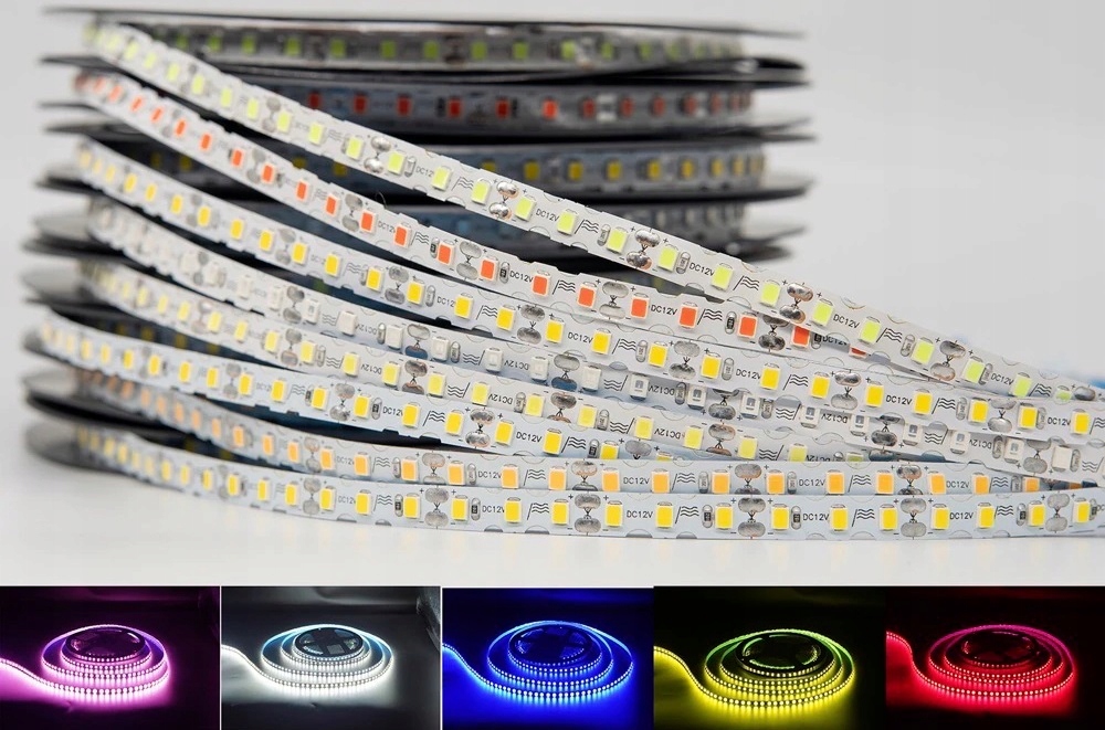 Taśma LED S-Shape 12V 10m Ice Blue 2835 SMD Elastyczna - obrazek 13