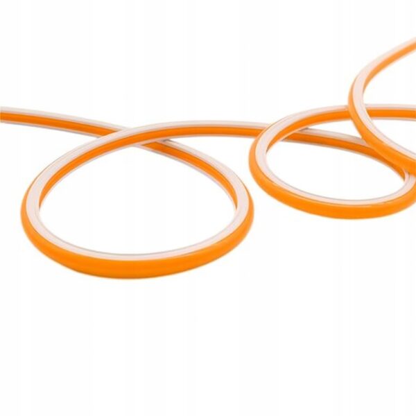 Neon Frez 6mm Pomarańczowy – silikonowa osłona LED 9x8mm