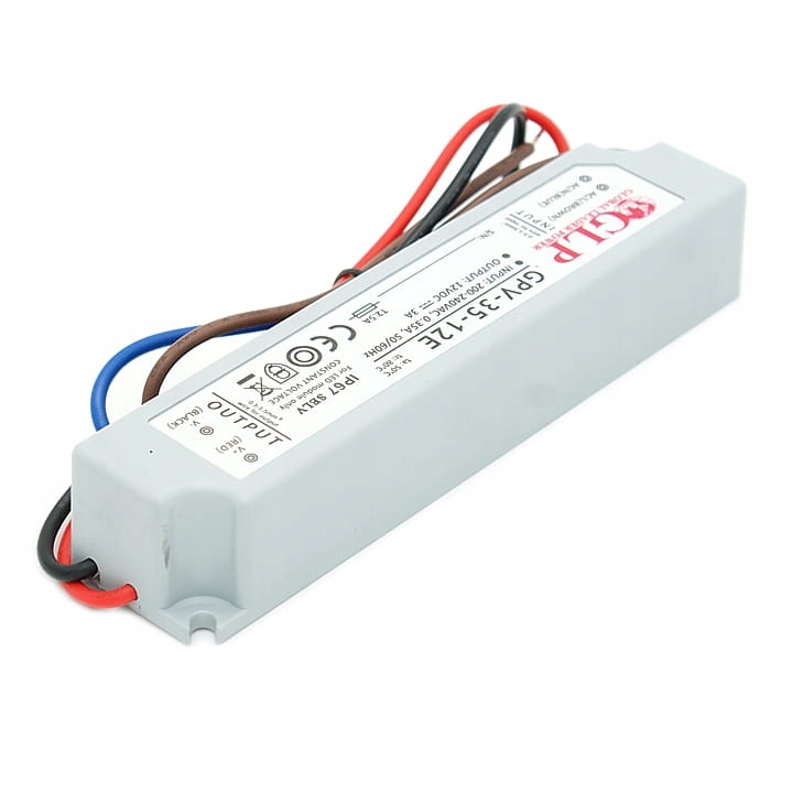 Zasilacz LED 12V 36W 3A IP67 – wodoodporny transformator - obrazek 2