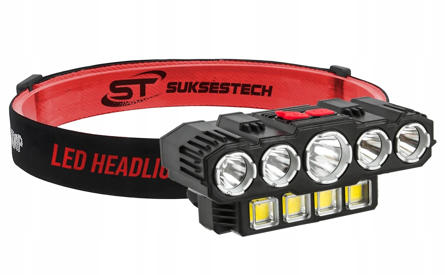 Latarka czołowa LED COB 270 – akumulatorowa, USB-C - obrazek 6