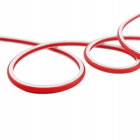 Neon Frez 6mm Czerwony – silikonowa osłona LED 9x8mm