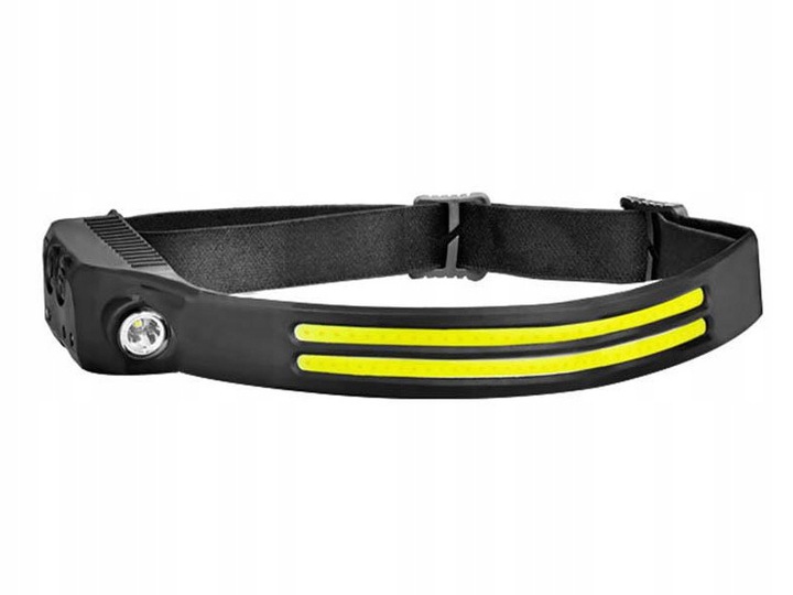 Latarka czołowa LED COB 270 – akumulatorowa, USB-C - obrazek 2