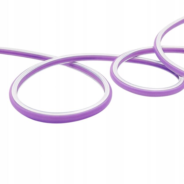 Neon Frez 6mm Fioletowy – silikonowa osłona LED 9x8mm