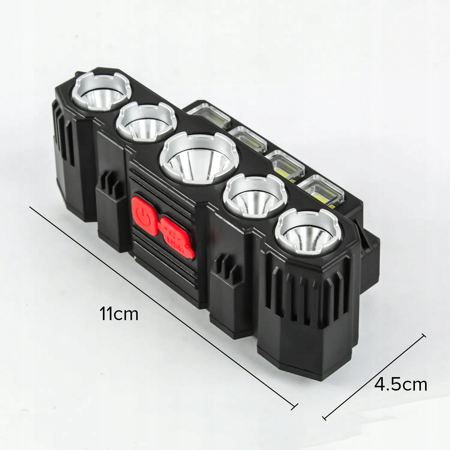 Latarka czołowa LED COB 270 – akumulatorowa, USB-C - obrazek 11